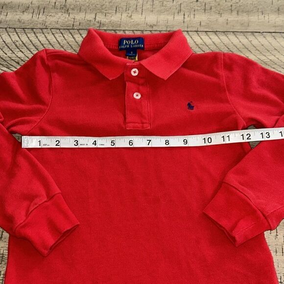 Sports car 🚘 red long sleeve Polo by Ralph Lauren cotton comfy - Picture 11 of 17